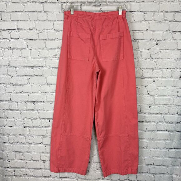 Anthropologie PILCRO The Izzie Relaxed Pull-On Barrel Leg Pants Womens XS Tall - Picture 7 of 11